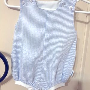 Bailey boy bubble outfit